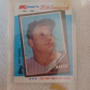 Topps Kmart 20th anniversary Mickey Mantle #1 of 44